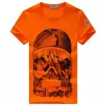 moncler polo shirts short sleeved hommes snow cap orange